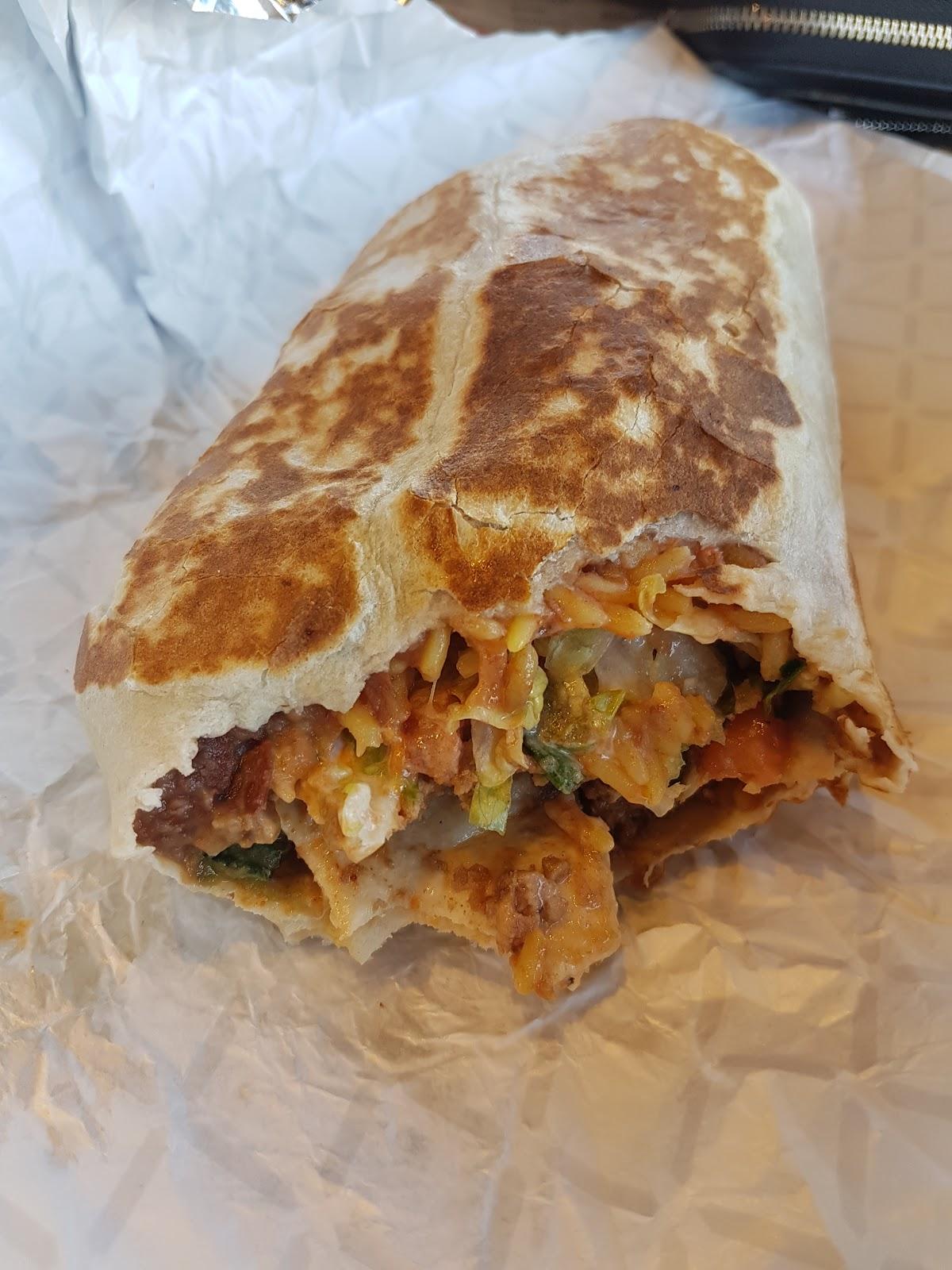 Fat Bastard Burrito Co. menu in Toronto, Ontario, Canada