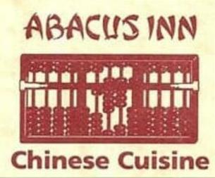 Abacus Inn menu in Glendale, Arizona, USA