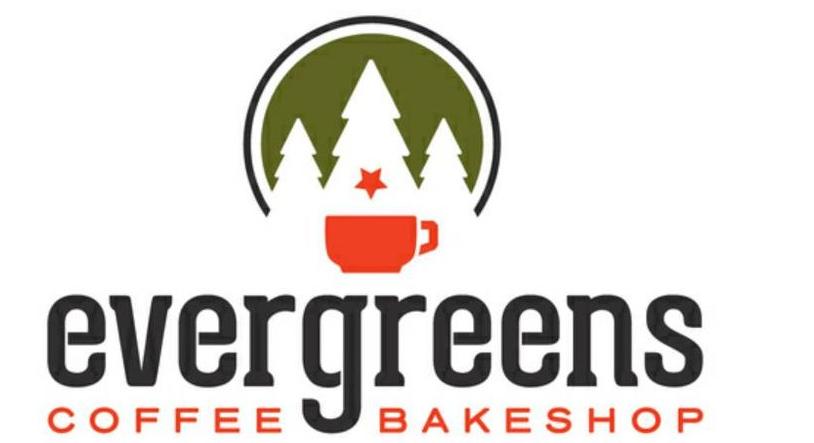Evergreens Coffee and Bakeshop Logo in Oxford, Michigan