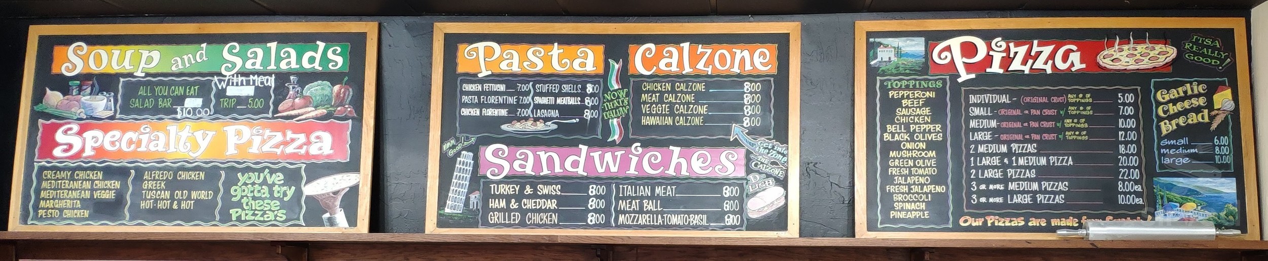 Papa's Pizzeria menu in Ardmore, Oklahoma, USA