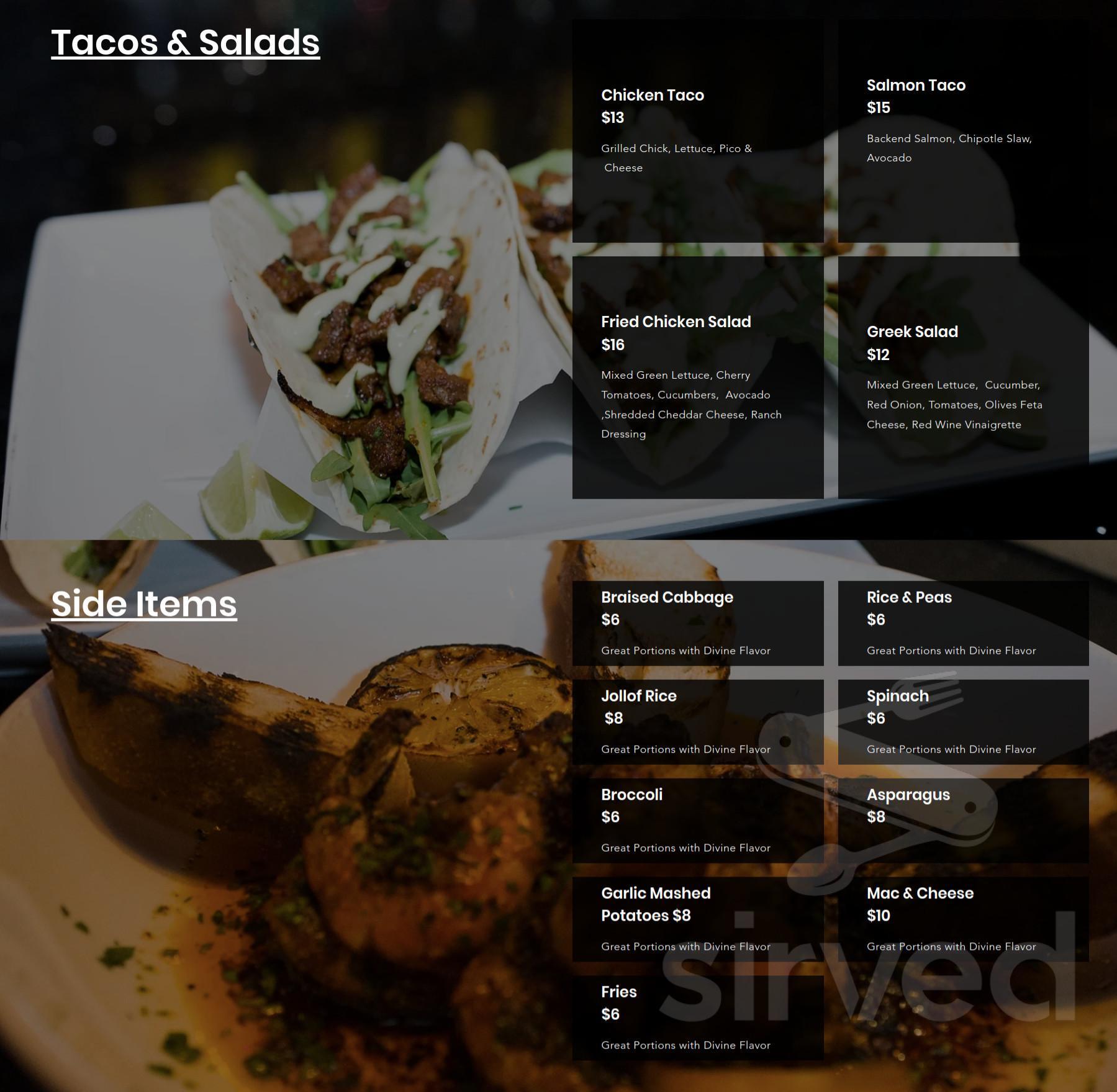 Lions the Ultra Lounge menu in Atlanta, USA