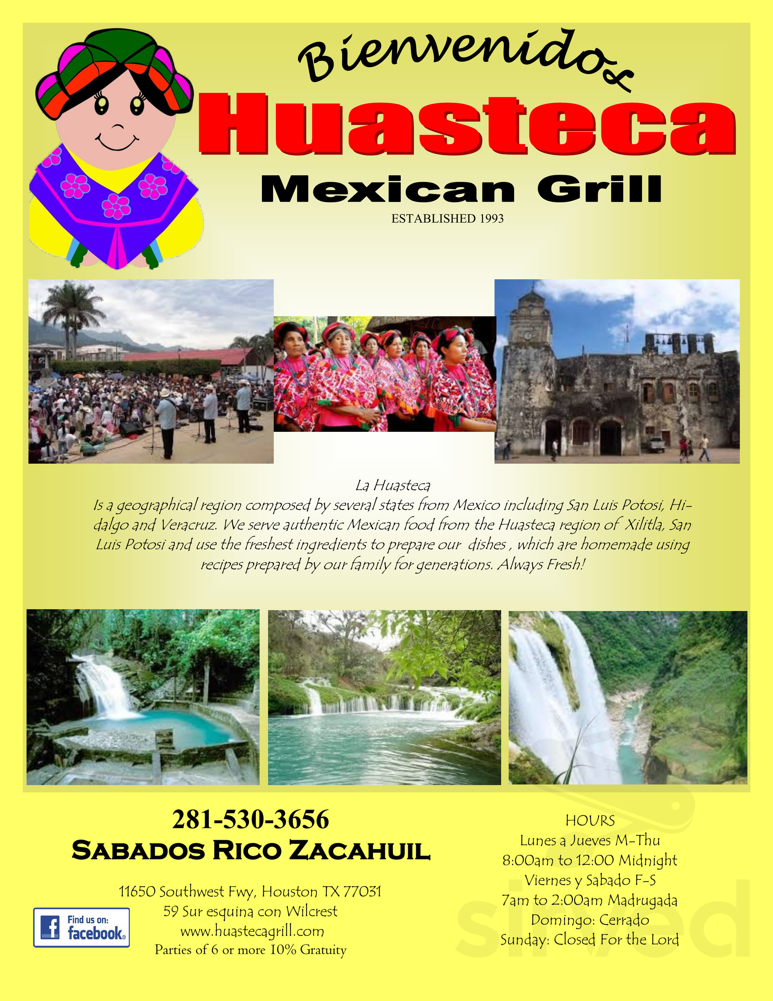 Huasteca mexican clearance grill