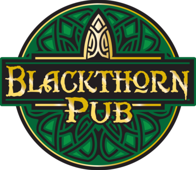 Blackthorn Pub Logo in Holly, Michigan
