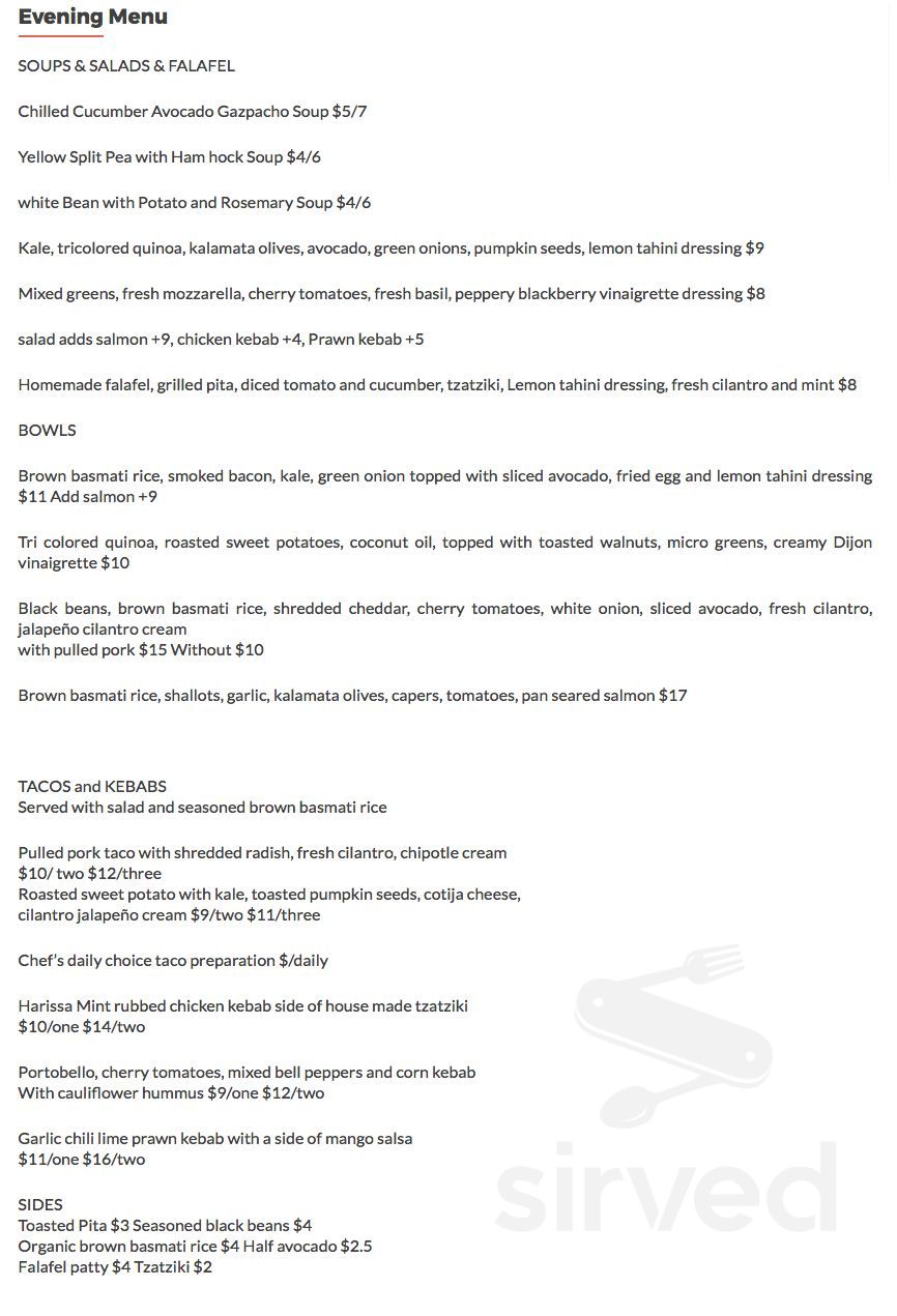 Streamliner Rochester Menu Menu for Streamliner Diner in Bainbridge Island, WA | Sirved