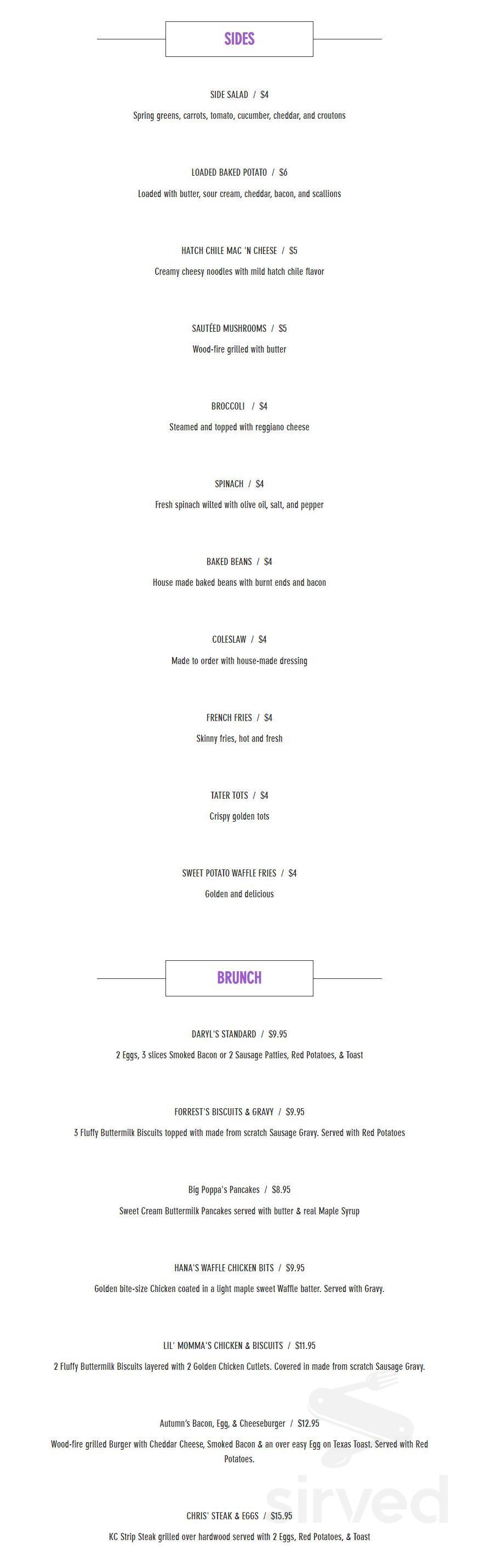 Pleasant Hill Creamery menu in Pleasant Hill, Missouri, USA