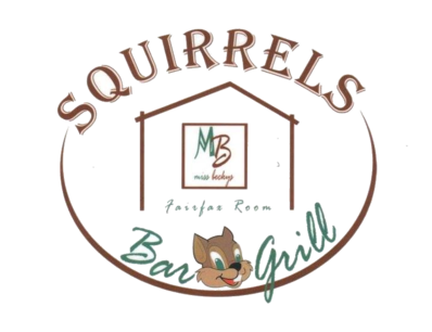 Squirrels Bar & Grill Logo in Fairfax, Minnesota