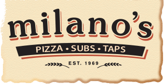 Milano's Pizza, Subs & Taps (Miami Township) Logo in Miamisburg, Ohio