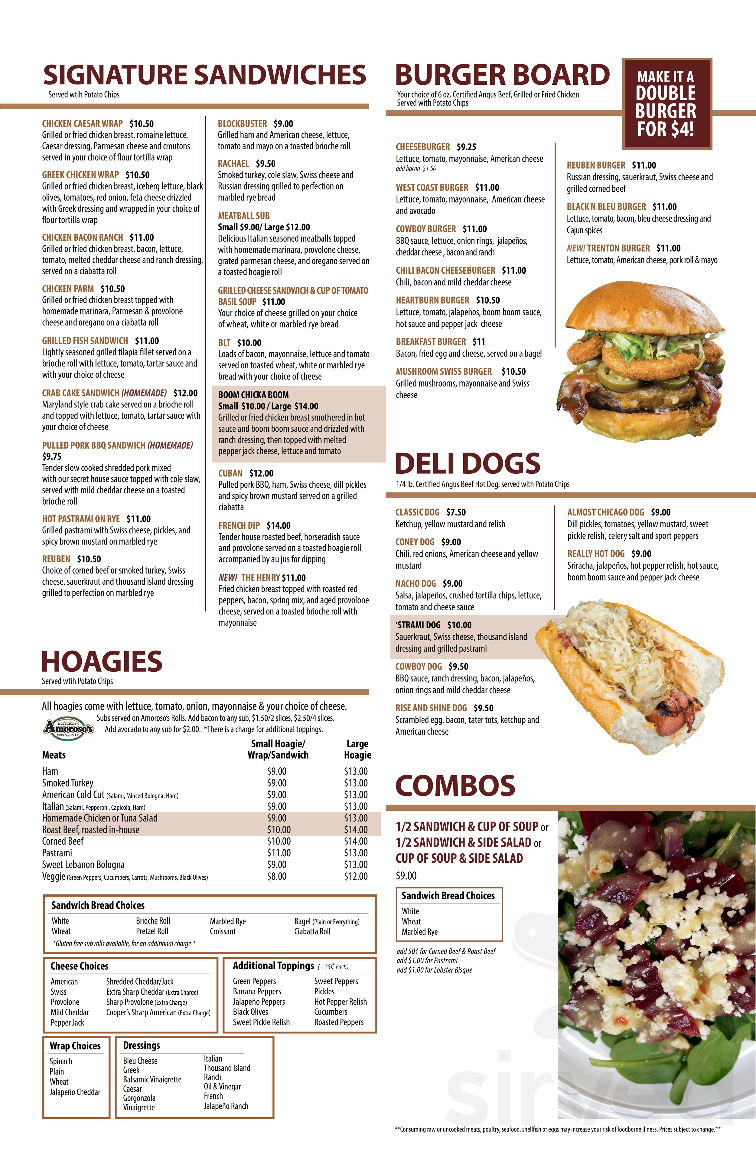 Menu - Carlisle PA's Southside Deli | Sirved