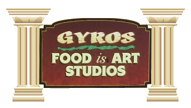 Gyros Food Logo in Nashville, Indiana