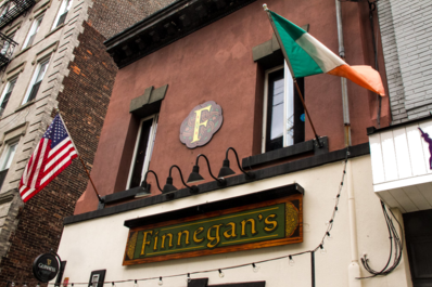 Finnegan's Pub Logo in Hoboken, New Jersey