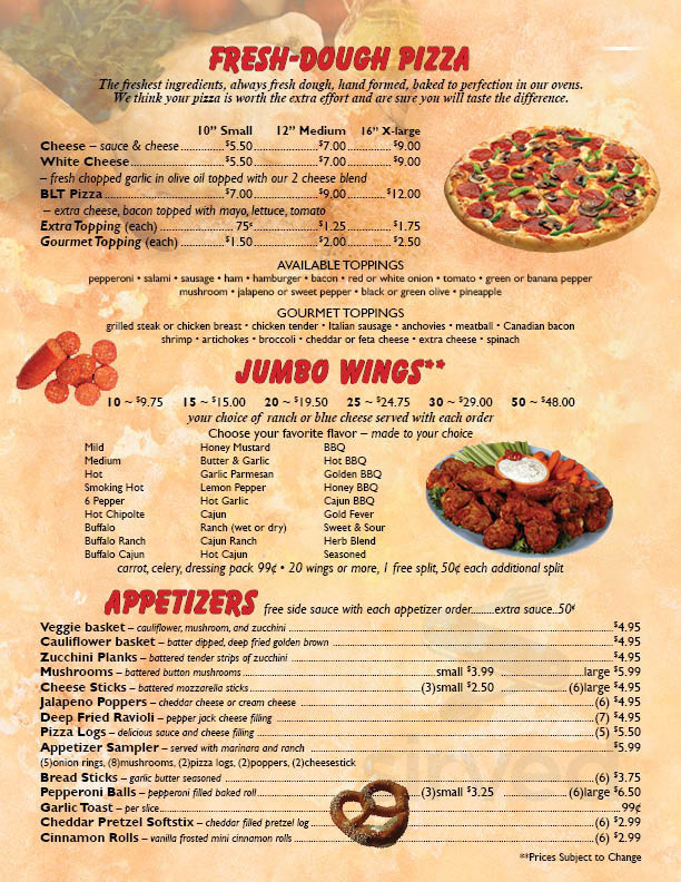 Norman’s Deli & Pizzeria menus in Edinboro, Pennsylvania, United States