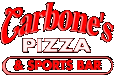 Carbone's Pizza and Sports Bar Logo in New Prague, Minnesota