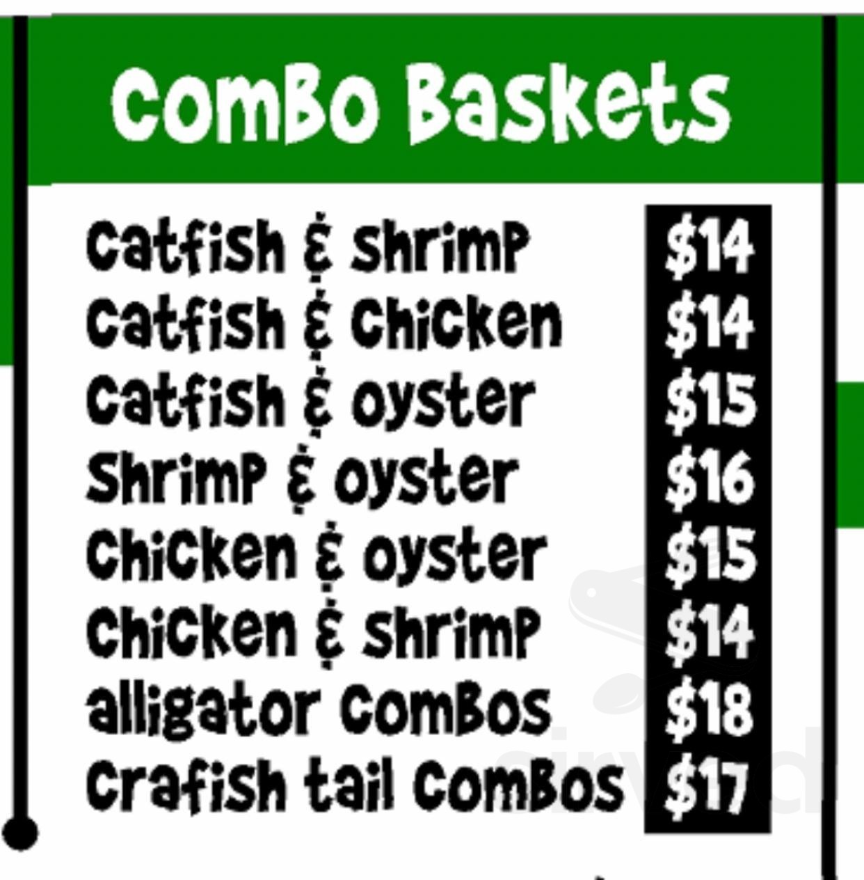 Big Bayou Market menu in Bald Knob, Arkansas, USA