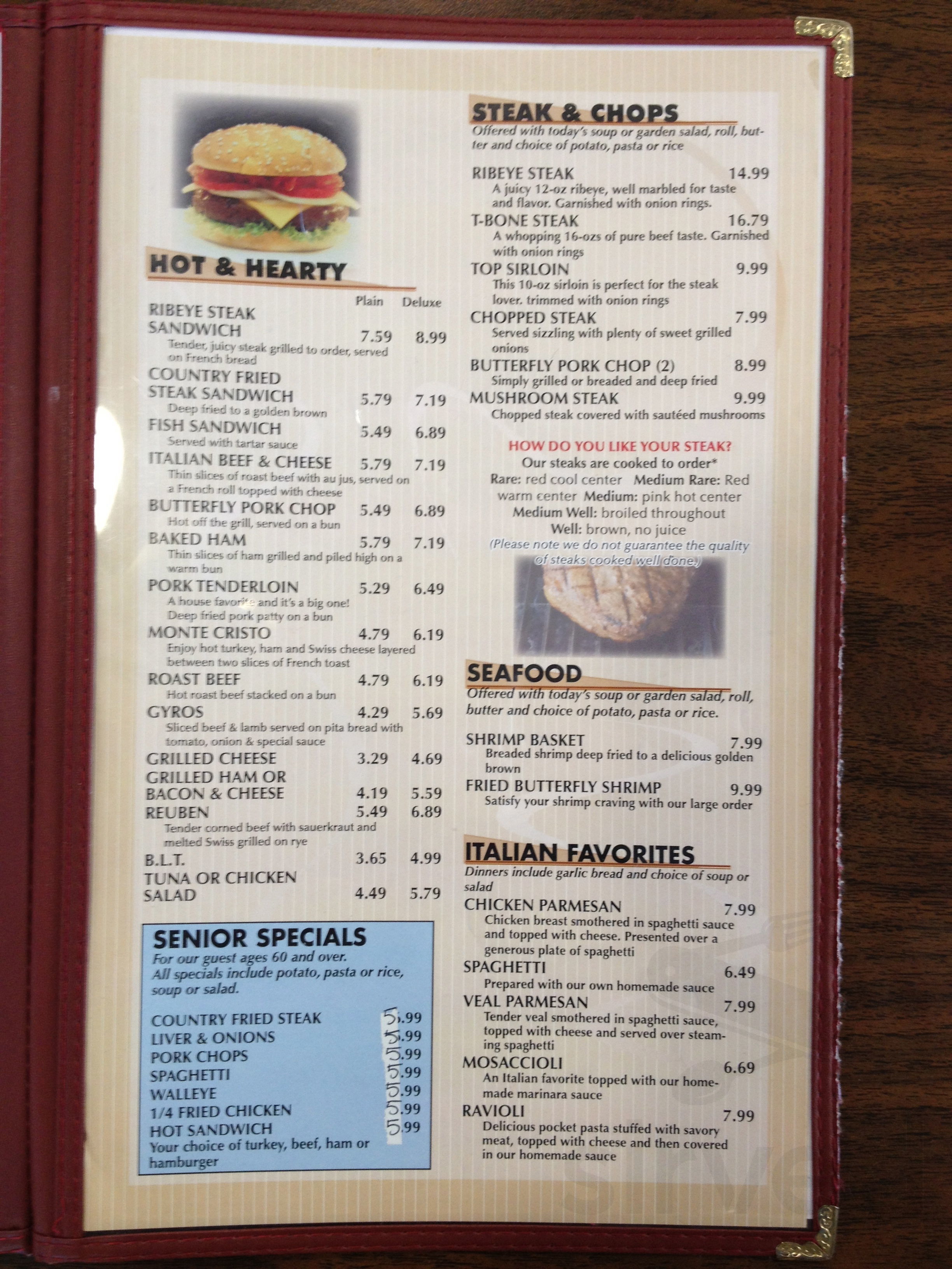 Canton Family Restaurant Menus In Canton Illinois United States