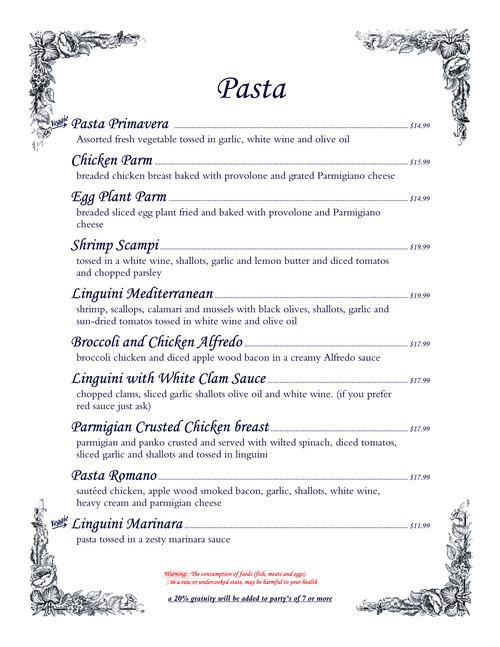 Onions Pub and Restaurant menu in Tilton, New Hampshire, USA
