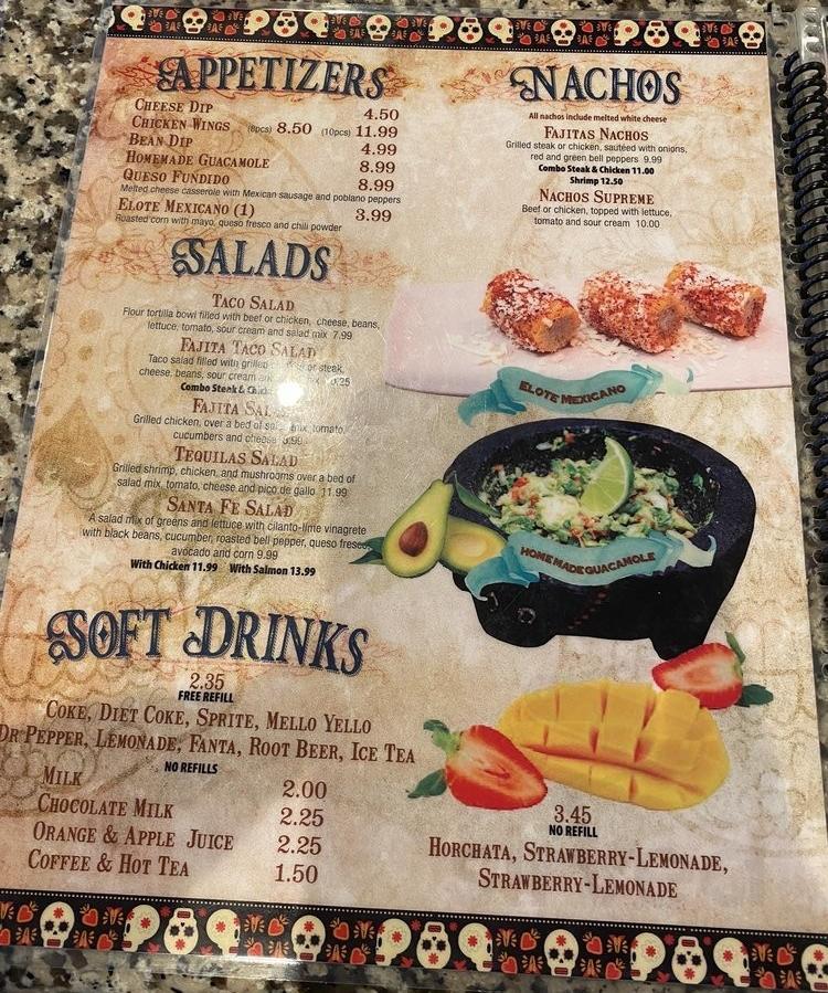 La Catrina Cocina Mexicana menu in Marquette, Michigan, USA