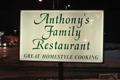Menu for Anthony's Family Restaurant in Eastlake, OH | Sirved