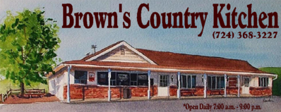 Menu for Brown's Country Kitchen in Portersville, PA | Sirved