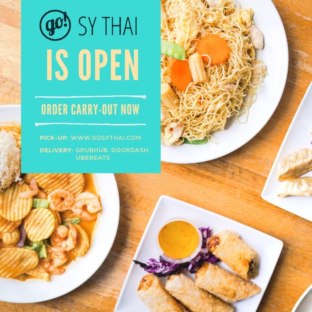 Go! Sy Thai menu in Detroit, Michigan, USA