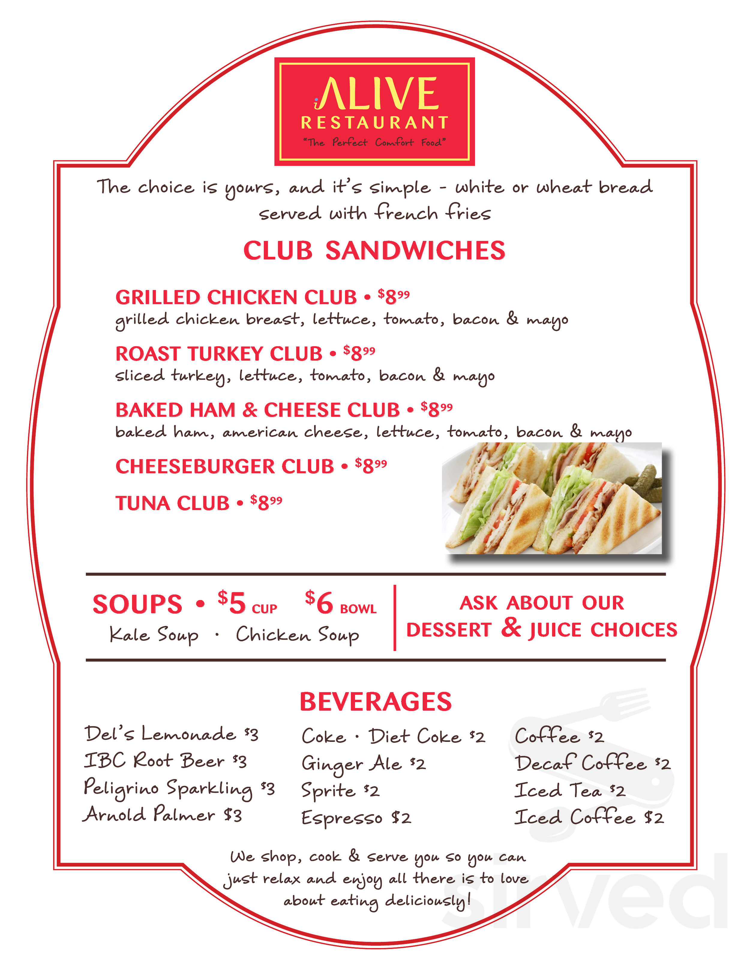 IALIVE menus in Rehoboth, Massachusetts, United States