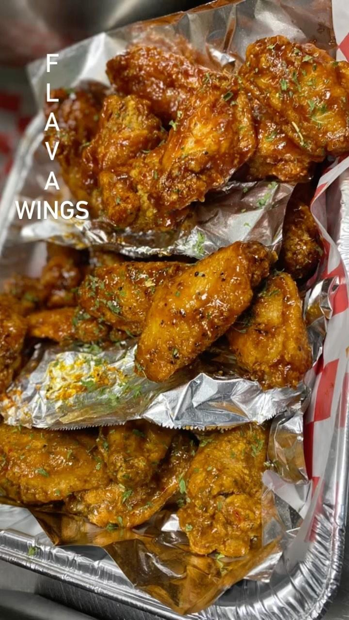Flava Wings menu in Houston, Texas, USA