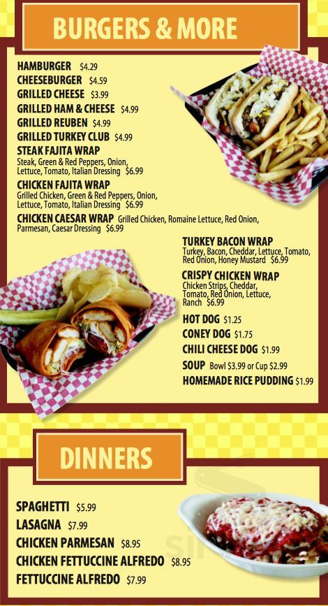 Marino's Pizza menu in Jackson, Michigan, USA