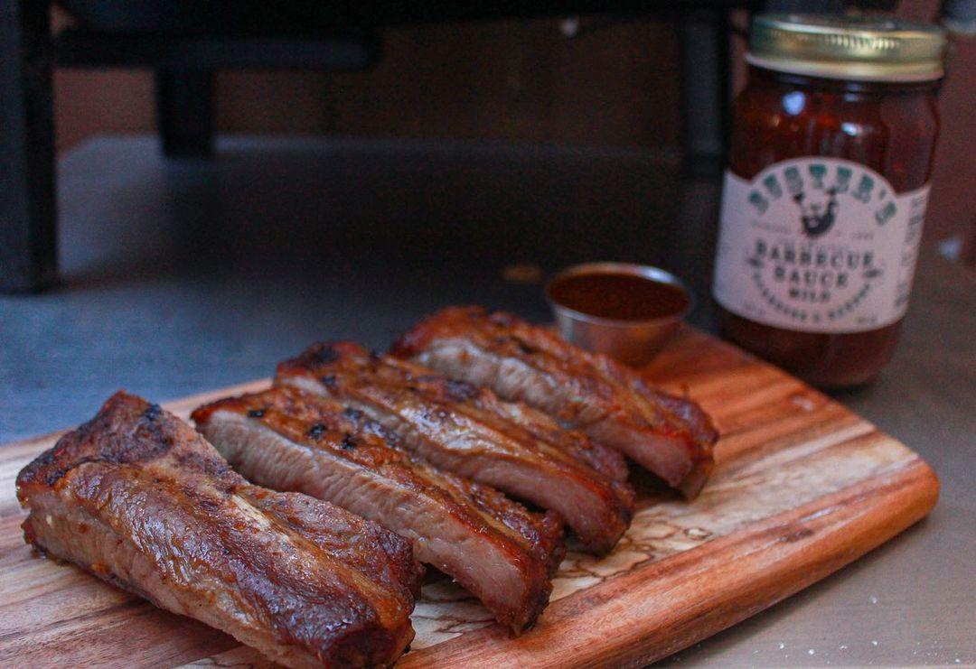 Buster's Original Southern BBQ menu in Calistoga, California, USA