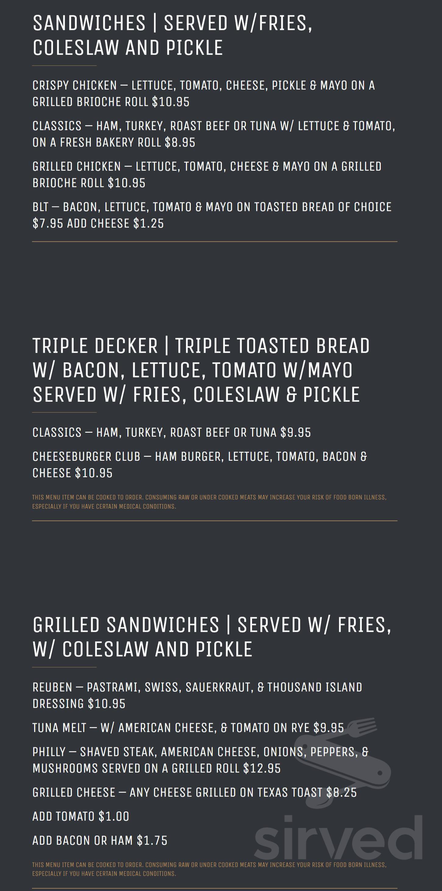 Joey B's Restaurant menus in Berlin, Connecticut, United States