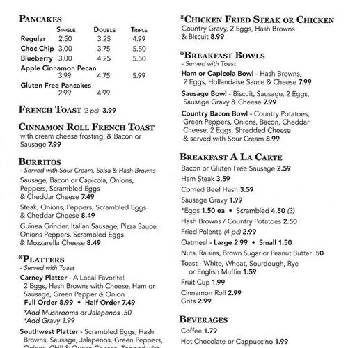 Sorriso Grille menu in Ankeny, Iowa, USA