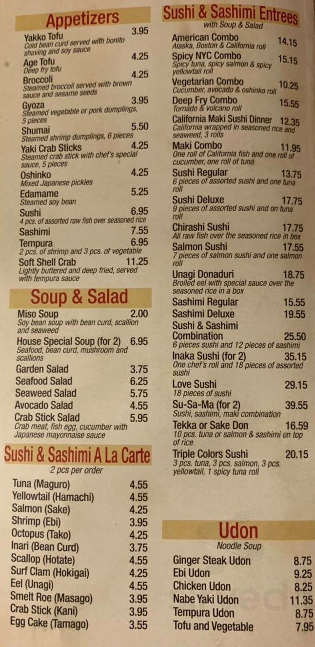 Jin's Asian Cuisine 2 menus in Keyser, West Virginia, United States