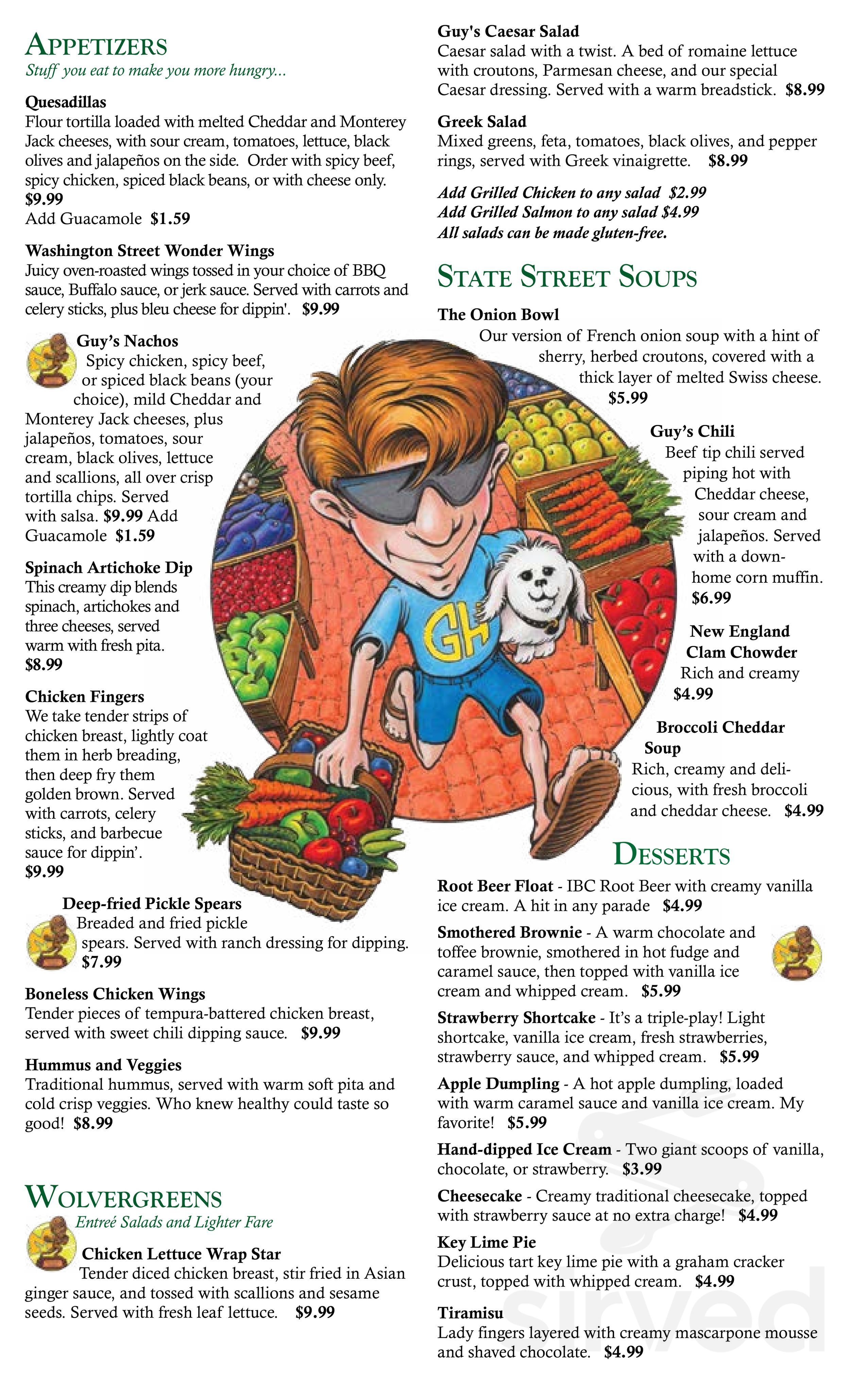 Arbor Ridge Menu Menu - Ann Arbor MI's ArborTree Lounge | Sirved