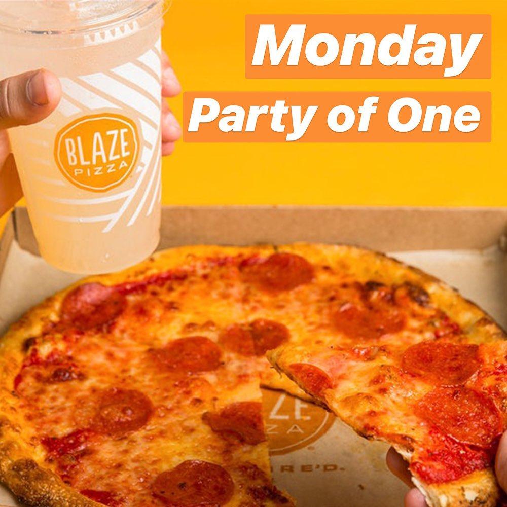 Blaze Pizza menu in Gainesville, Florida, USA