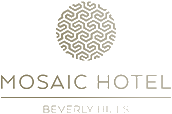 Mosaic Hotel Logo in Beverly Hills, California
