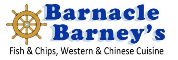Barnacle Barney's Fish n Chips Logo in Ladysmith, British Columbia