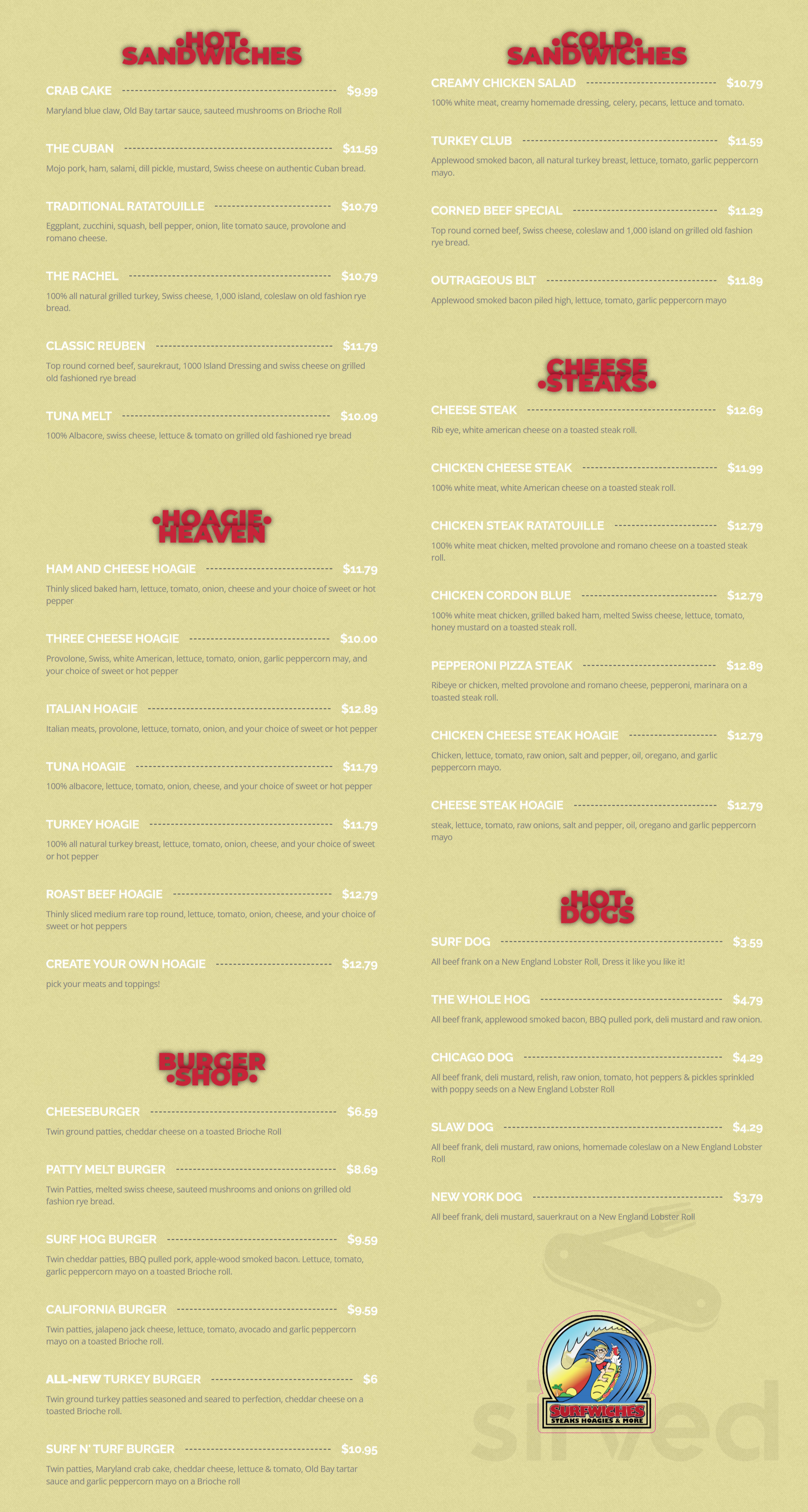 Surfwiches Steaks Hoagies & More in Jacksonville Beach, Florida, United