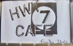 Hwy 7 Cafe Logo in Fonda, Iowa
