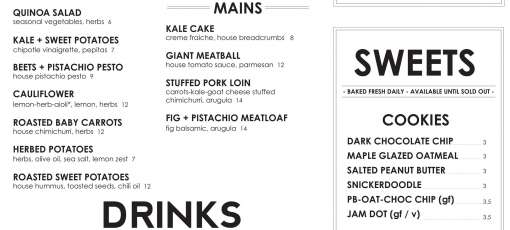 Deru Menu.pdf Menu for DERU in Kirkland, WA | Sirved