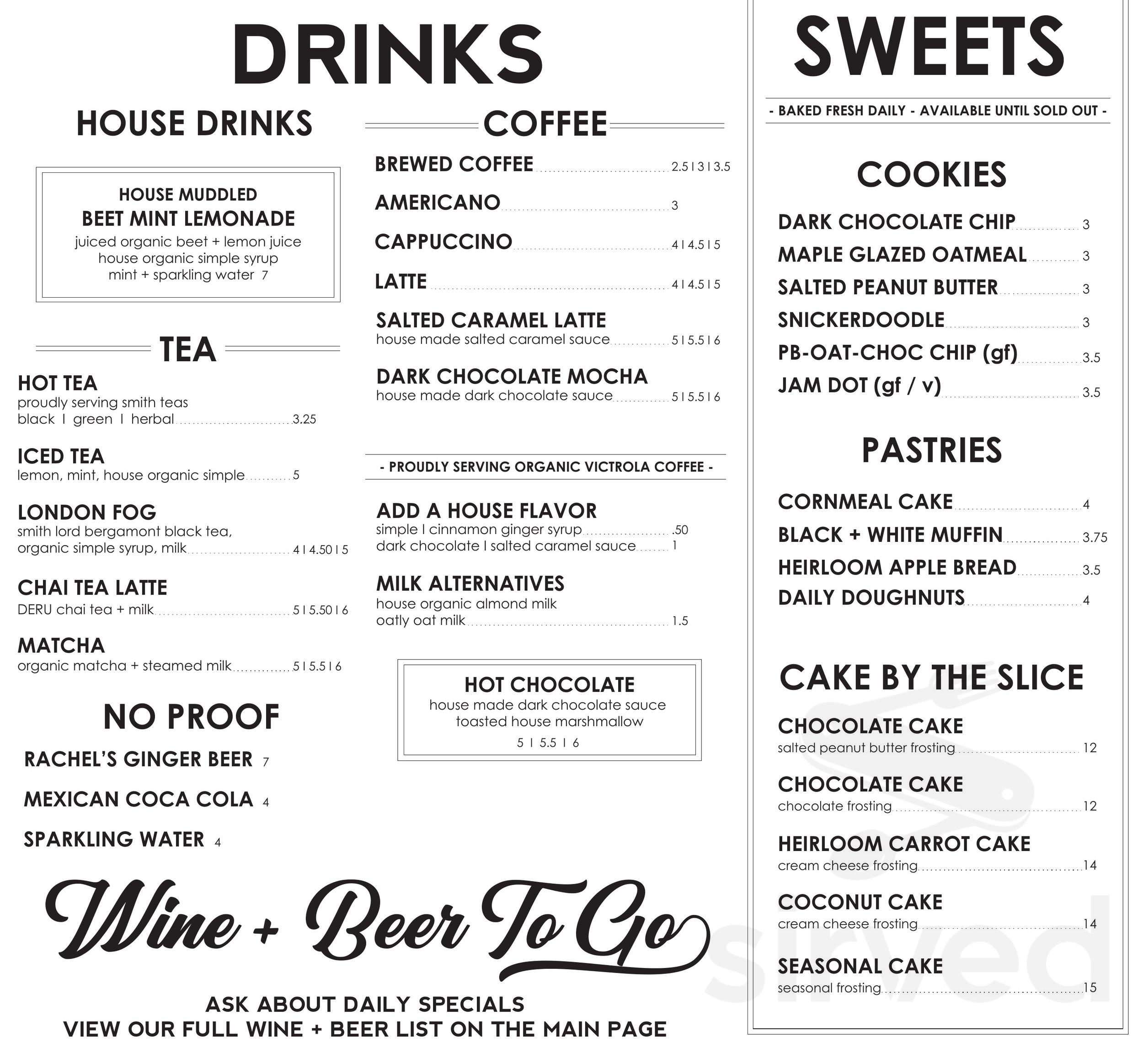 Deru Menu.pdf DERU menu in Kirkland, Washington, USA