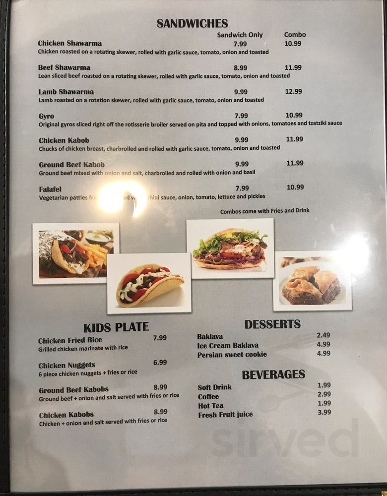 Home Kabob & Bakery menu in McKinney, Texas, USA