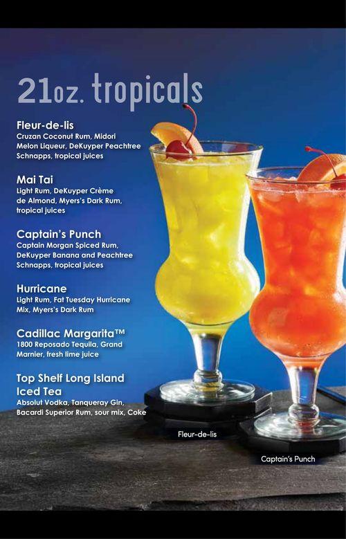 Landry's Seafood House menu in El Paso, Texas, USA