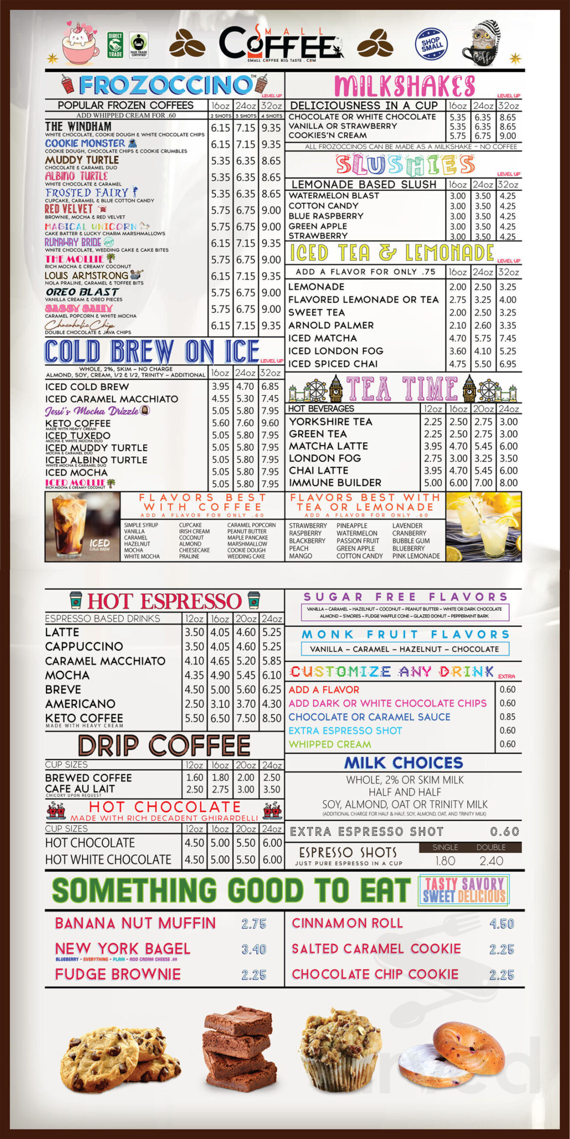Small Coffee Big Taste Menu In Laurel Mississippi USA small-coffee-big-taste-menu-in-laurel-mississippi-usa