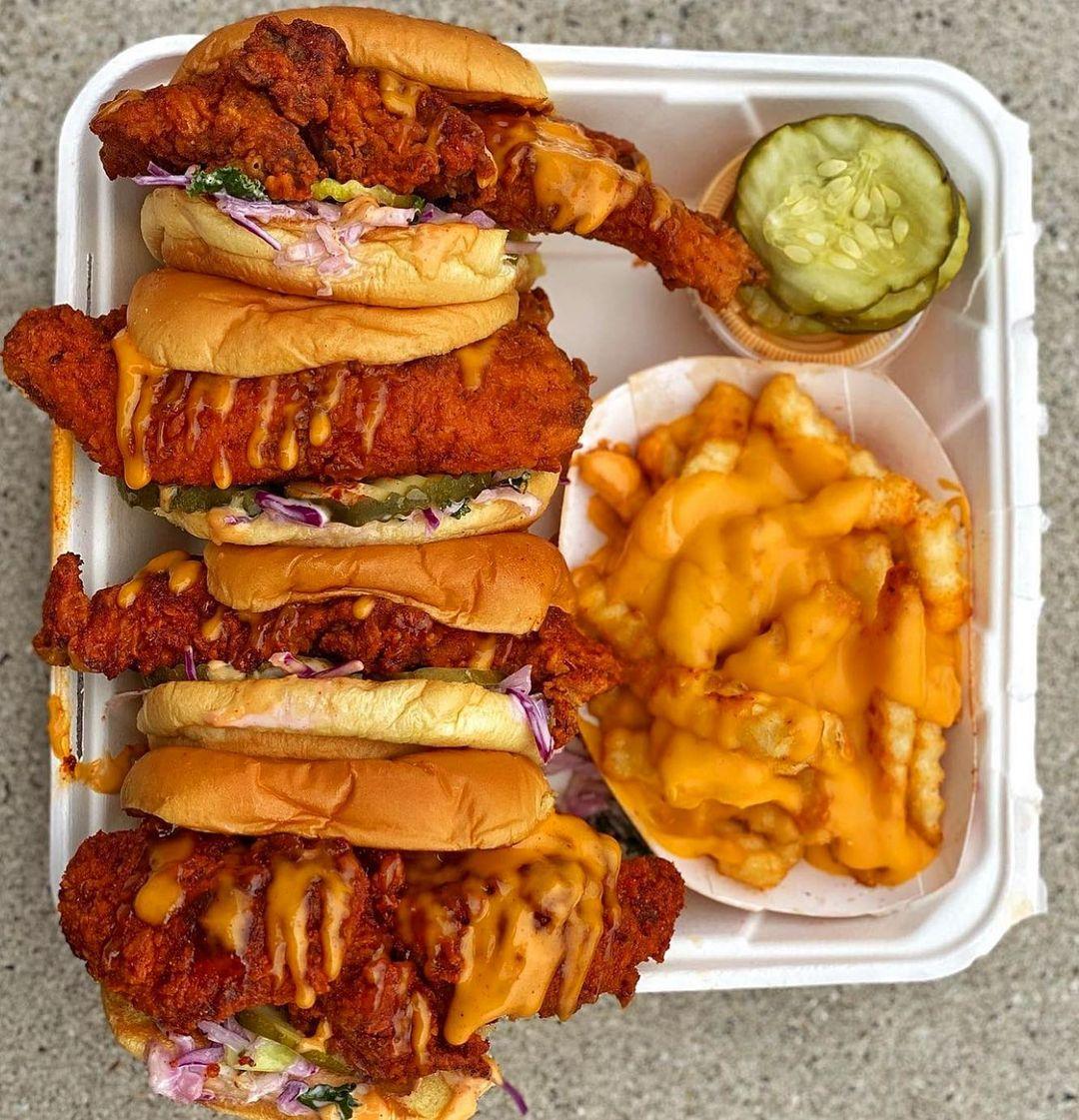 Daves Hot Chicken menu in Houston, Texas, USA