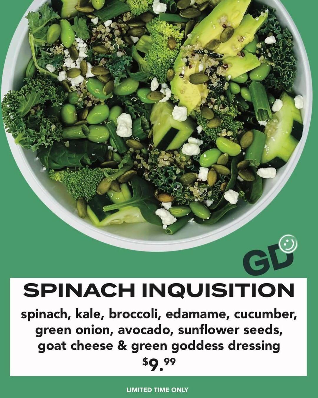 Green District Salads Fountain Square menus in Cincinnati, Ohio, United States