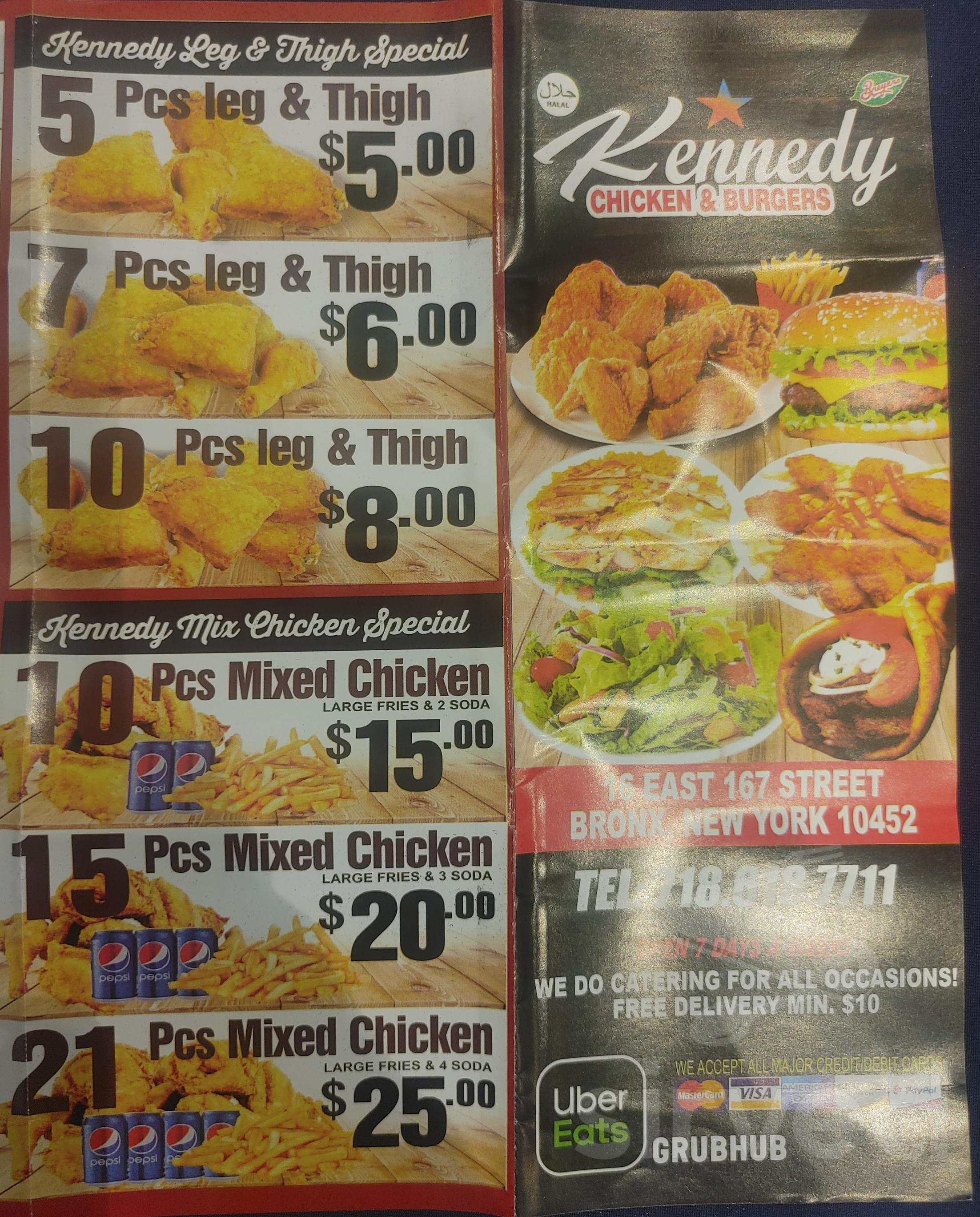 Kennedy Fried Chicken Menu In The Bronx New York USA renal-diet-food-list-kidney-disease-low-potassium-groceries-renal
