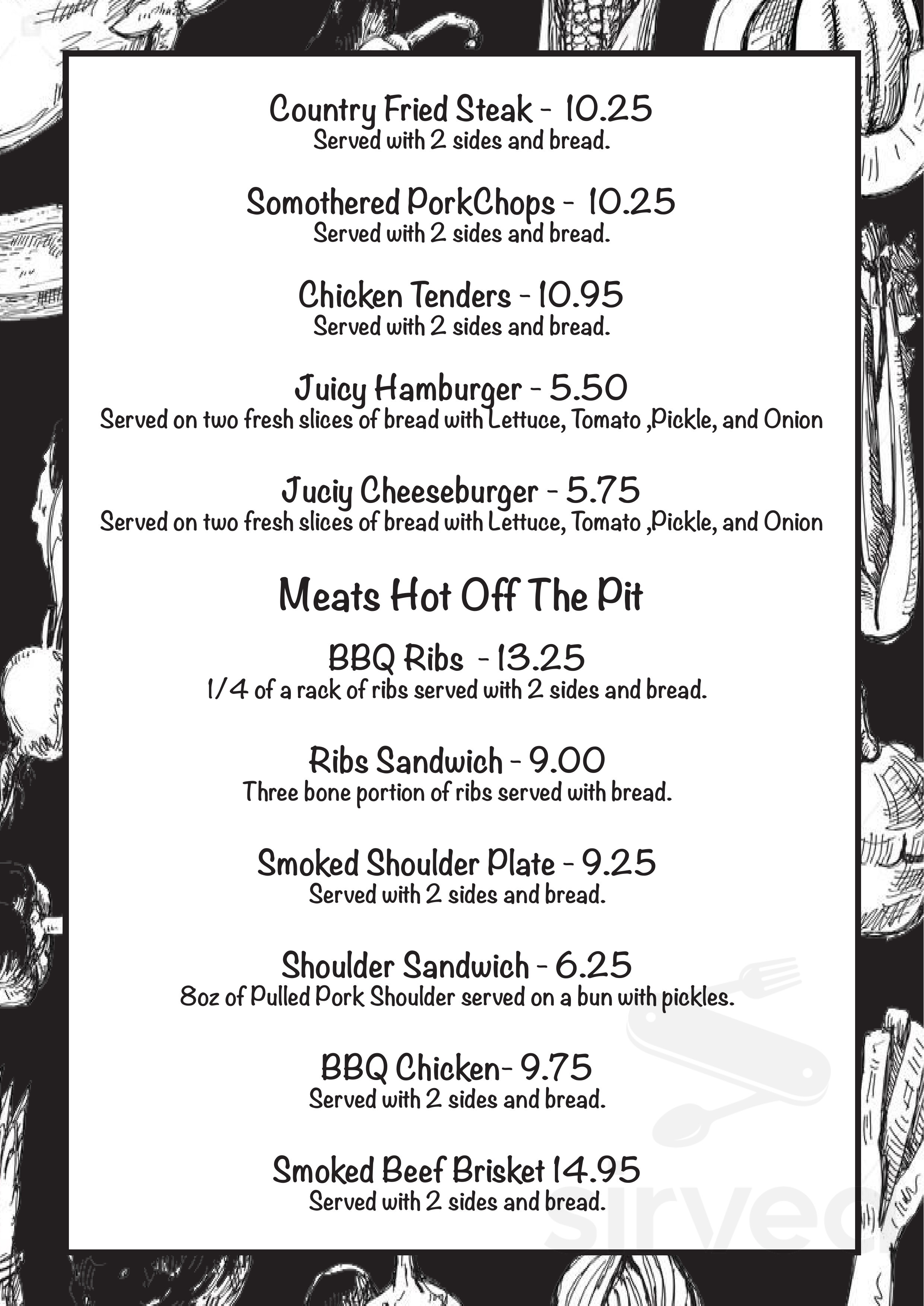 Jeff's Family Friendly Restaurant menus in Murfreesboro, Tennessee