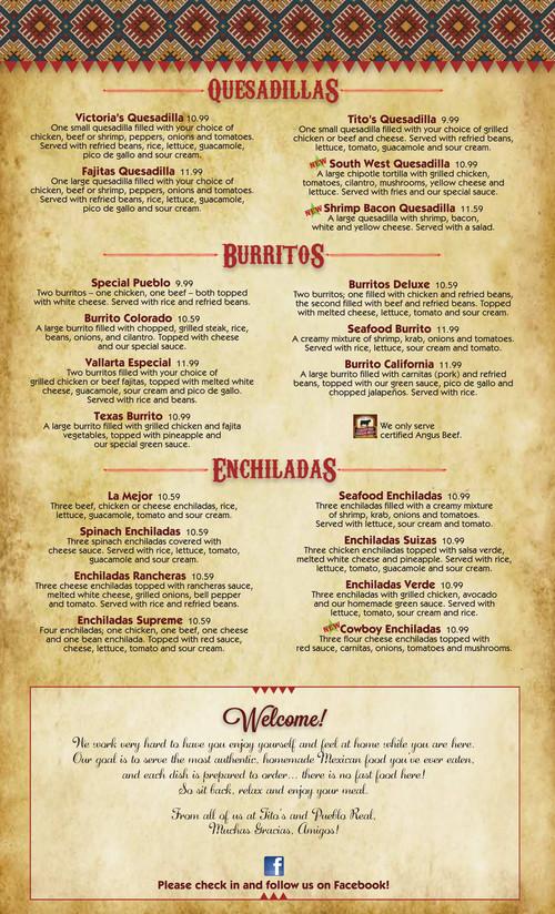 Titos mexican restaurant nolensville menu in nashville tennessee usa