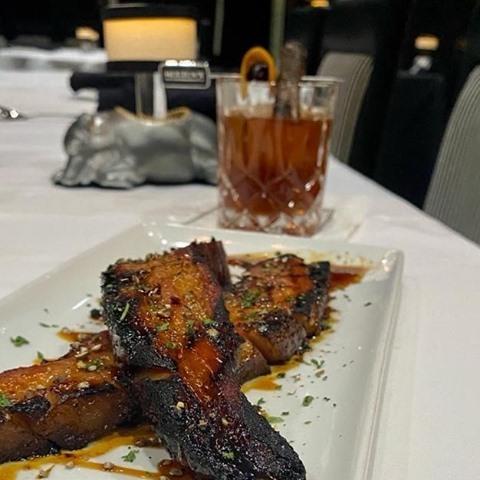 Morton's The Steakhouse menu in Chicago, Illinois, USA