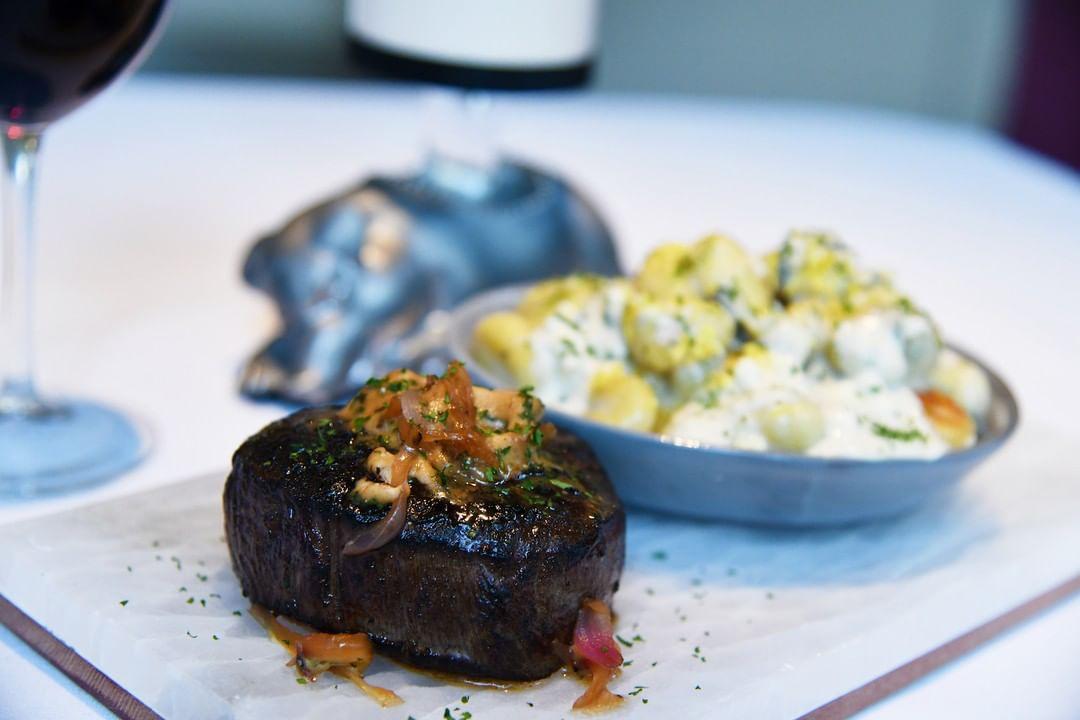 Morton's The Steakhouse menu in Chicago, Illinois, USA