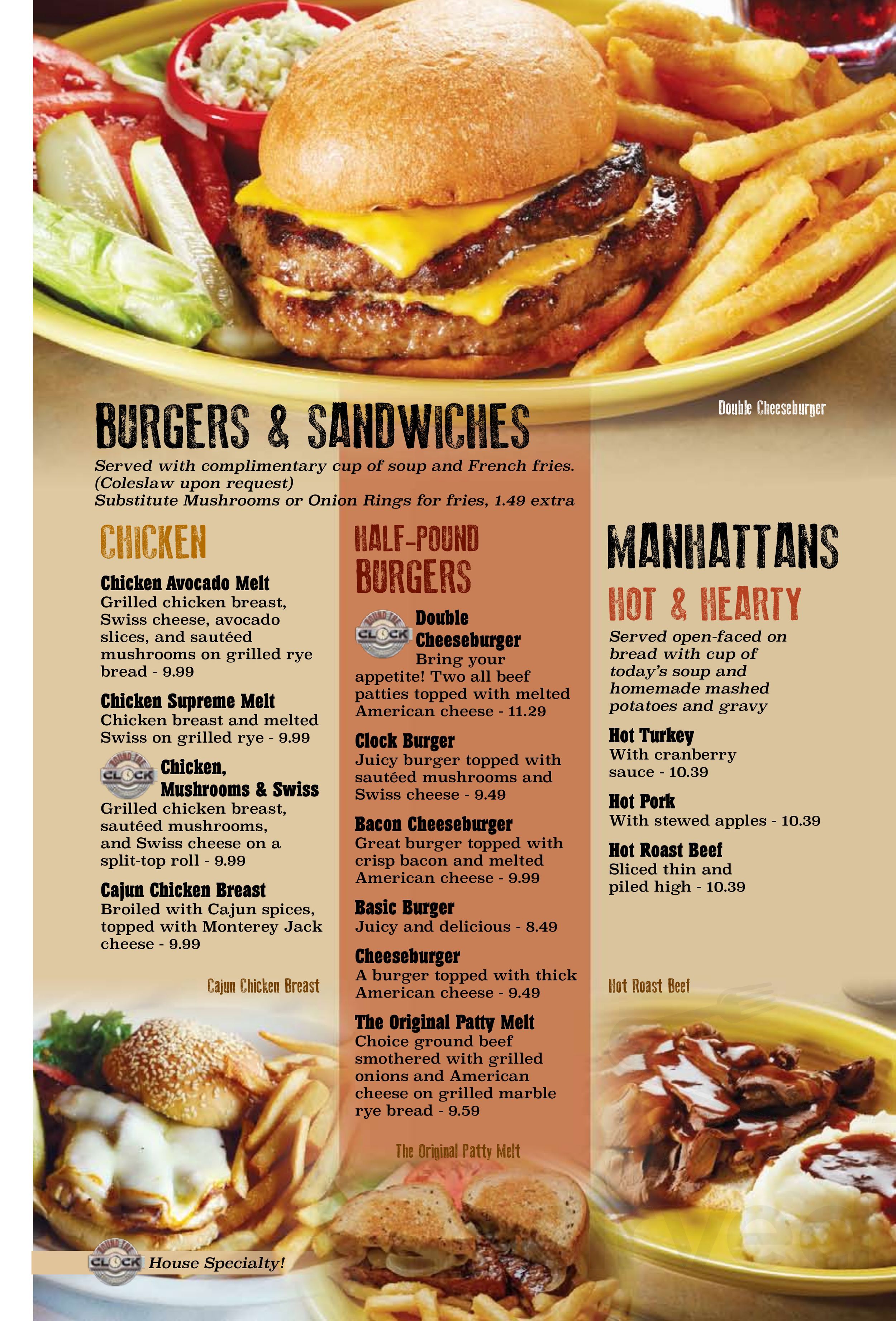 Round The Clock Menu.pdf Round the Clock menu in La Porte, Indiana, USA