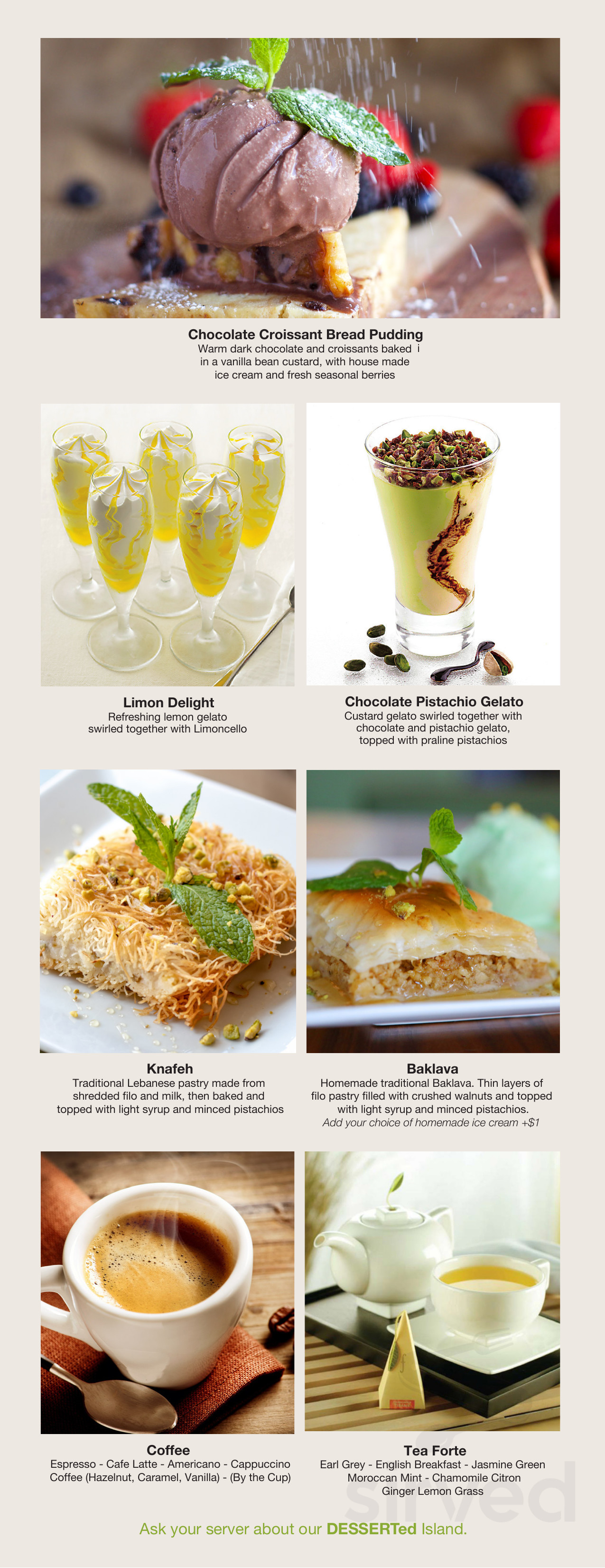 The Olive RestoBar menu in Downey, California, USA